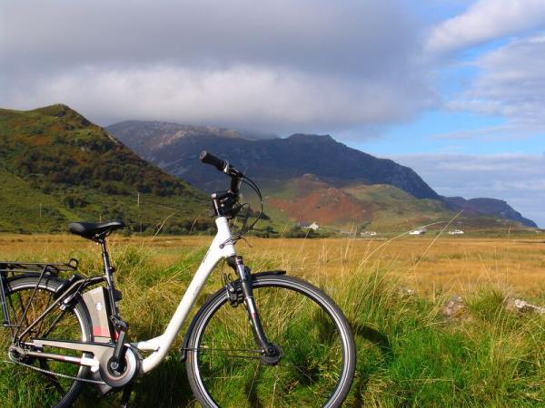 Bike in irish landscapes